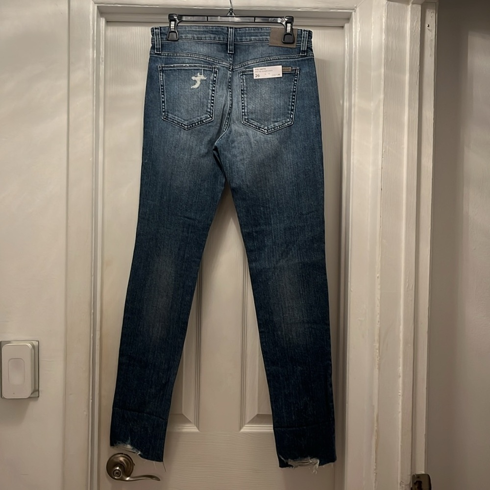 Joe’s jeans with black lace appliqué - Picture 2 of 5